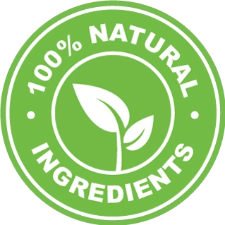 All-natural botanical ingredients badge — Giant Max contains only plant-derived compounds with no synthetic additives